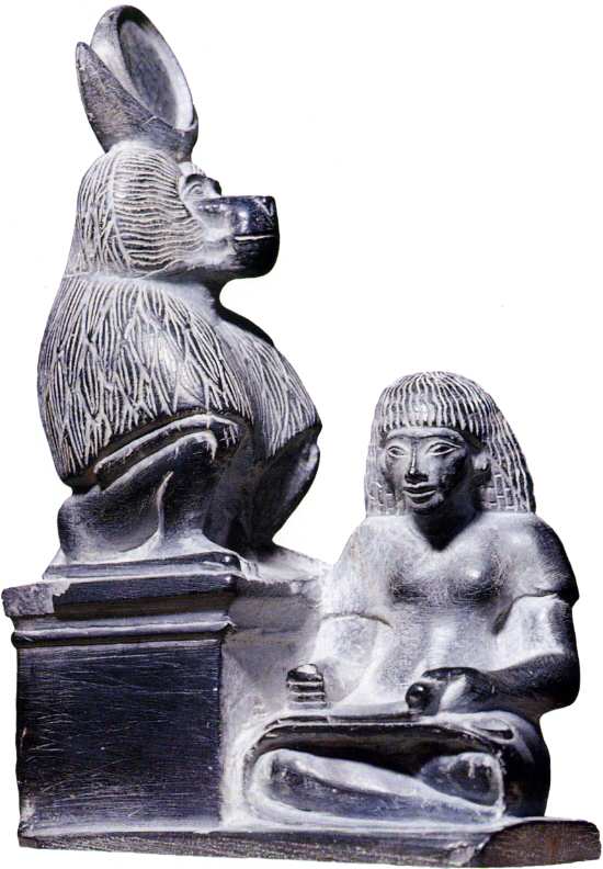 Dieu Thot et scribe, Textredaktion